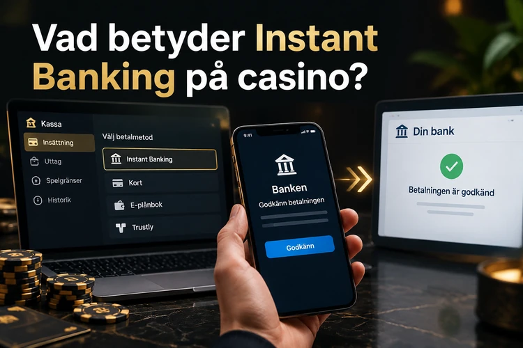 Vad betyder Instant Banking på casino?