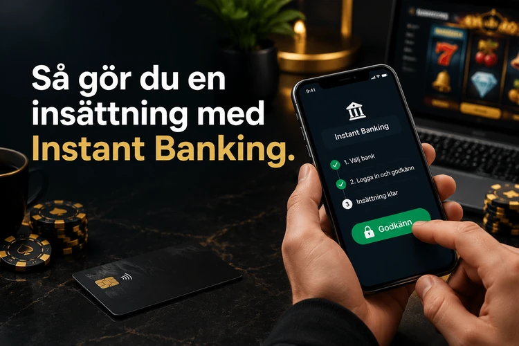 Så gör du en insättning med Instant Banking
