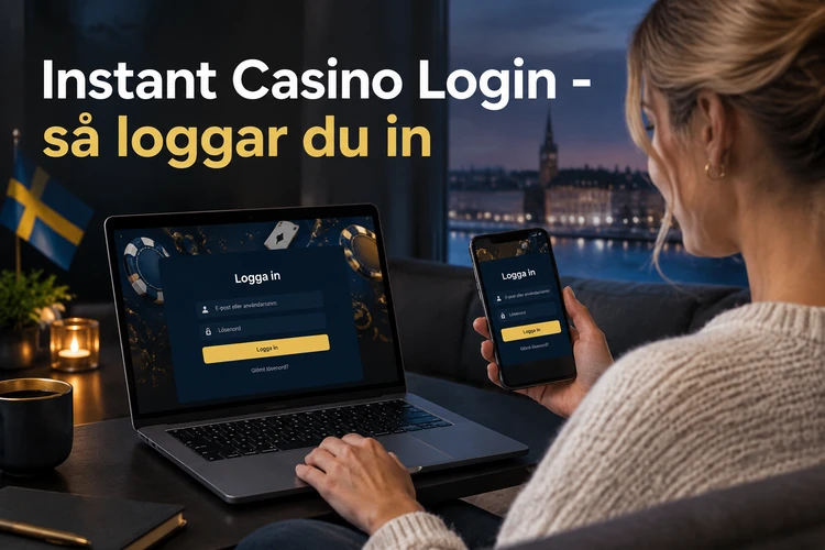 Instant Casino Login - så loggar du in