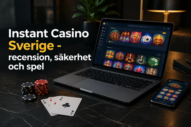 Instant Casino Sverige - recension, säkerhet och spel